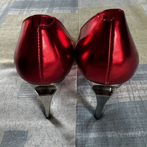 Giuseppe Zanotti Red Patent Pointed Toe Pumps Women's Heels Sz 36 - Picture 12 of 16